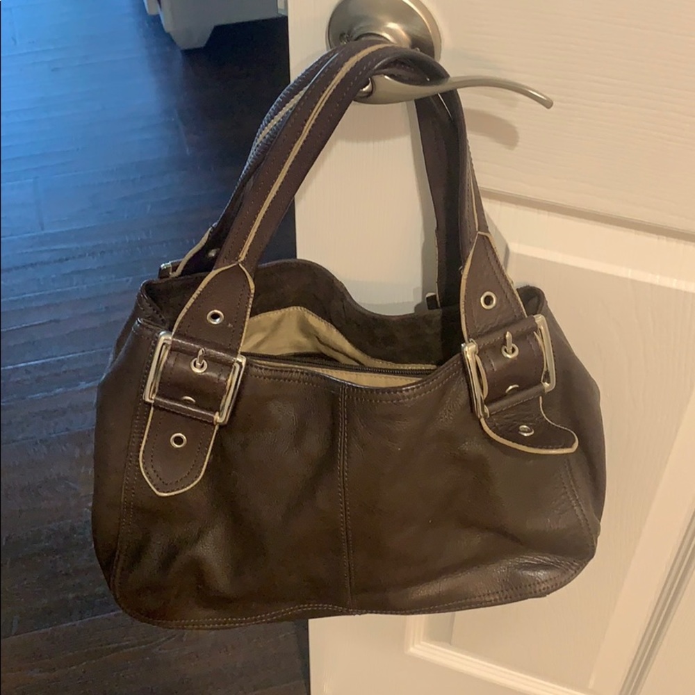 Westport Collection Brown Leather Handbag